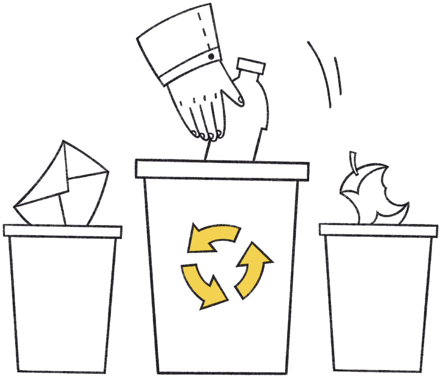 Ilustracion de  reciclar